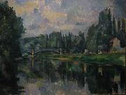 Paul Cezanne Bridge at Cereteil France oil painting artist